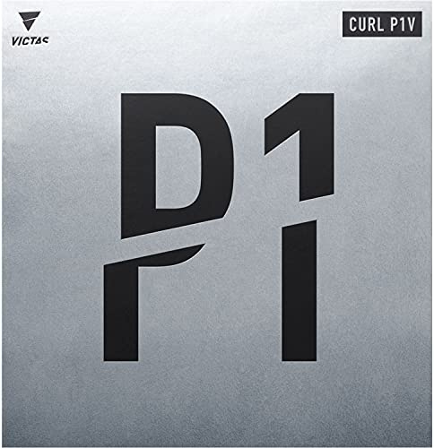 VICTAS Curl P1V - Long Pips Table Tennis Rubber Black / 0.5