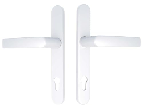 Premium Drückergarnitur Breva - Schildbreite 35mm, Farbe:Weiß RAL 9016, Griffart:Griff-Griff