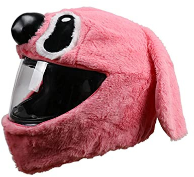 Motorradhelm Abdeckung Plüsch, Motorradhelm Cover, Cartoon Plush Motorcycle Helmet Cover, Für Männer, Frauen, Lustige Fahrten Und Geschenke (Helm Nicht Im Lieferumfang Enthalten,15 Arten)