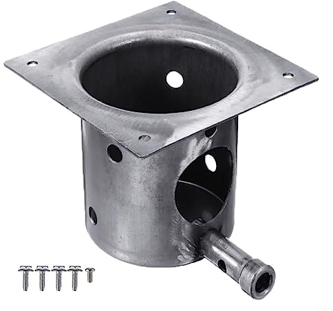 Feuerbrenntopf Ersatzteile, Edelstahl Feuerbrenntopf Teile Holzpellet Grill Ersatz für Traeger Grill (A)