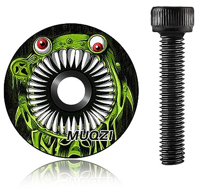 MUQZI Set di sterzo auricolare tappo superiore copertura per bici auricolare Top Cap