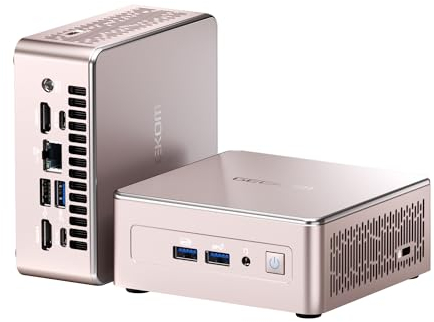 GEEKOM A5 Mini PC con AMD Ryzen 7 5825U, 16GB RAM + 512GB SSD | 3 Años de Garantía | Mini Ordenador con Windows 11 Pro | WiFi 6 & USB-C | LAN 2.5Gbps | Lector SD | Mini Ordenador para Gaming y Oficina