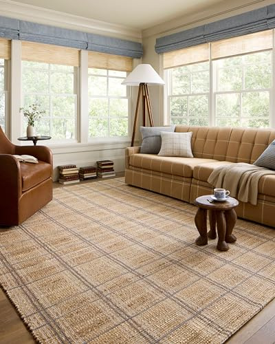 Loloi Chris Loves Julia Judy Collection JUD-02 Natural/Stone 8'-6 x 11'-6 Area Rug