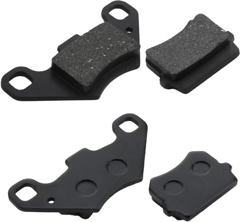 4 Pezzi Pastiglie Freno Moto Universale per 50cc 70cc 90cc 110cc 125cc 140cc Biciclette Pit Bike Scooter ATV Quad Go Kart, Pastiglie Freni Scooter ATV Pastiglie Freni Go Kart Nero