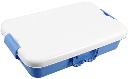 Bac à Sable et Poignée avec Couvercle en Plastique Portable | Usage Intérieur et Extérieur, Grosse Capacité, Format Compact pour Garçon et Filles