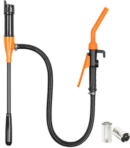 ETUCYNG Pompe à fluide alimentée par batterie,Pompe à batterie portable,Pompe d'extraction d'aspiration de siphon de d'eau d'huile électrique | Pompe à liquide portative fonctionnant sur batterie pour