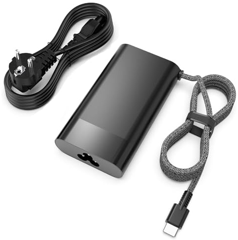 Cargador rápido USB C 65W para HP EliteBook X Flip/Ultra G1i de 14'' | para HP AI PC OmniBook 7 5 X Flip de 16'' y 14'' y 17,3'', Adaptador de Corriente Tipo C