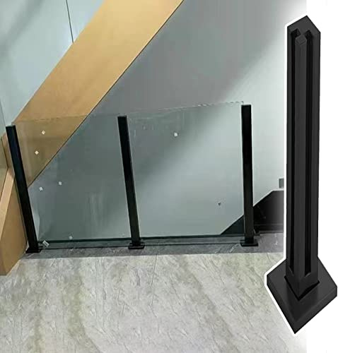 Système de balustrade en verre de sécurité pour escaliers, jardin, piscine, clôture, garde-corps moderne en verre pour patio et terrasse et design élégant