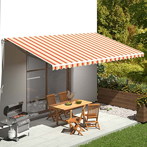 Auvent de rechange en tissu pour parasol déporté de 6 x 3 m – Housse de protection contre le soleil résistante aux intempéries – Parfaite pour une utilisation en extérieur