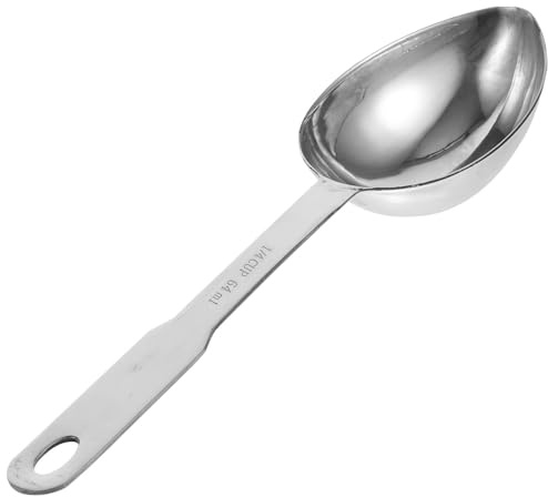 Beavorty Stainless Steel Measuring Spoon for Accurate Spoon Measurement for Kitchens and Coffee Shops for Tea and Sugar with Sturdy Metric Measuring Cups
