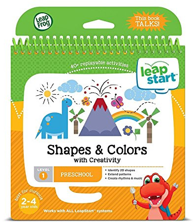 LeapFrog LeapStart Livre d'activités préscolaires : formes couleurs, créativité, scout et amis, résolution de problèmes mathématiques