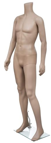 vidaXL Mannequin de vitrine, Homme sans tête