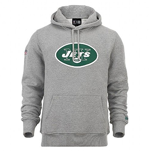 New Era - NFL New York Jets Team Logo Hoodie - Grau