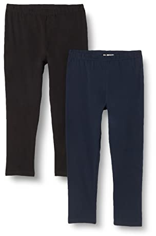 Berydale Capri Leggings, Dam, Svart/marinblå (2-pack), XS