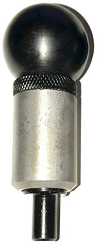 POP' Pull Pin - 3/8 Dia spring loaded Plunger |1 Diameter x 1-1/2 Length Weld ON Paintable Steel Barrel | Knurled Threaded lock nut w/Set Screw | Hard Plastic Phenolic Round Pull Knob | by SBD