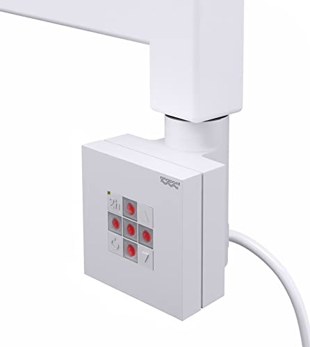 Anapont Thermoplongeur Cartouche Chauffante Éléments pour Radiateur Serviettes Et Sèche-serviettes, Sèche-serviettes Avec Thermostat Électronique Régulateur de Température, Télécommande