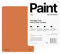 Hemway - Peel & Stick Sample for Our Interior Paint - Orange | A5 Damage-Free, Accurate Colour Swatch | Test Our Matt Finishes for Interior Decor | Easy to use and eco-friendly