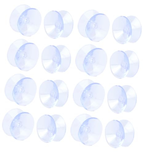 20 Ventouses PVC Double Face pour Plateau de Table en Verre