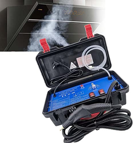 ERSINIAN Pulitori a Vapore a Pressione 1700W/3000W Pulitore a Vapore Portatile Portatile 3-3,5 Bar Macchina per la Pulizia a Vapore Pressurizzato ad Alta Temperatura,Nero,220V-3000W