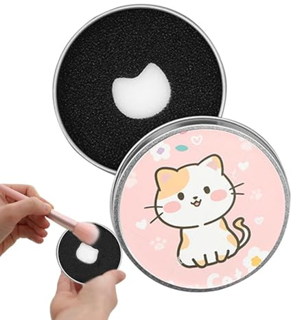 Esponja limpiadora de brochas de maquillaje, limpiador de brochas de maquillaje seco | Esterilla de limpieza de brochas de maquillaje - La almohadilla de limpieza portátil limpia eficazmente sin agua