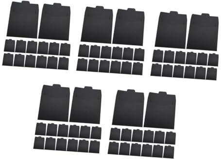 Gadpiparty 250pcs Paper Envelopes Cd Bag Multi-Functional Envelope Holder for Cards Invitations Luxury Tear-Resistant