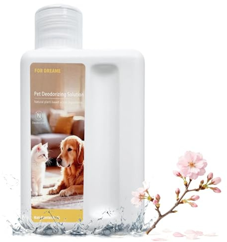 Soluzione detergente per robot aspirapolvere e lavapavimenti, ricarica da 1000 ml, profumo Sakura, compatibile con tutti i modelli Dreame (serie G10, H12, H13, H14, H15, K10, M12)(1 * 1L)