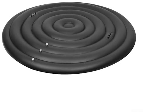 Housse de Spa Gonflable, 180 cm, Ronde Réglable en PVC pour Jacuzzi Extérieur Piscine Imperméable Retient la Chaleur (sans poignée)