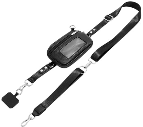 Sac Weekend Femme-Sac BandoulièRe Femme-LanièRe De TéLéPhone RéGlable avec Clip Portefeuille Et Sangle De Transport pour TéLéPhone avec Sangles De BandoulièRe pour Portefeuille