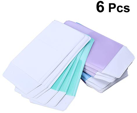YeahiBaby 6 Stück Ärzte Krankenschwester Stift Tasche Eingefügt Auslaufsicher PVC Bleistift Taschenschutz für Schule Krankenhaus Büro