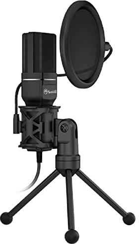 MARVO Scorpion MIC-03 USB RGB Gaming Microphone - Black