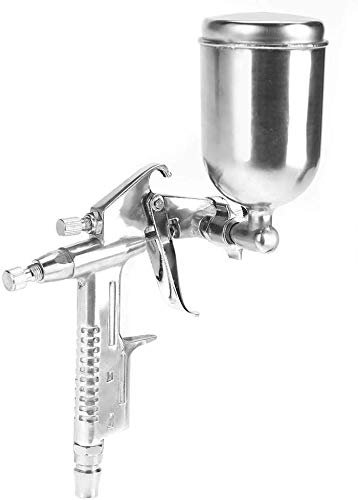 Lackierpistole Lackierpistole Profi Lackiersystem Airbrush Düse 0,5 mm Farbspritzpistole Druckluftpistole 125ml Paint Cup, Sprühkappe, Pinsel