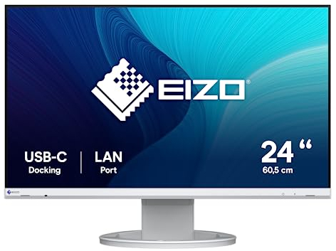 EIZO FlexScan EV2490-WT - Monitor Profesional - 60.5 cm (23.8), 1920 x 1080 (Full HD), 16:9 Relación de Aspecto, Color Blanco