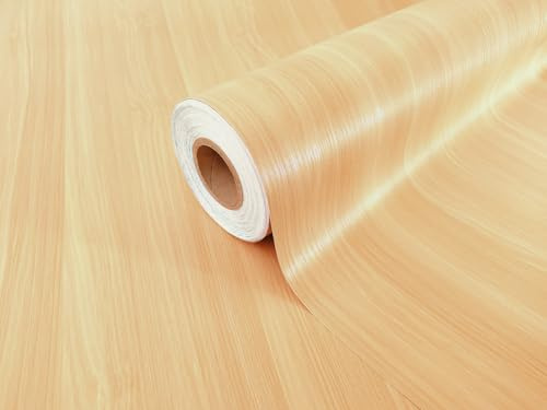 DIMEX LINE Lámina Autoadhesiva De Madera Laminada Extrafuerte De Cuerno Ottawa – Lámina Adhesiva Para Puertas, Mesas Y Armarios, Cocina, 90 Cm × 210 Cm