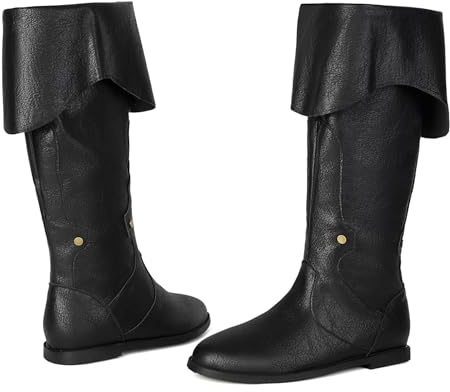 Galindopia Unisexe Cosplay Bottes Plat