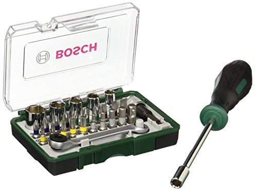 Bosch Home and Garden 2607017331 Bosch 2607017331-Set 27uds atornillar + atornillador Manual