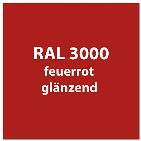 250 g Pulverlack Beschichtungspulver Pulverbeschichtung pulverbeschichten PG 2 (RAL 3000 feuer-rot glänzend)