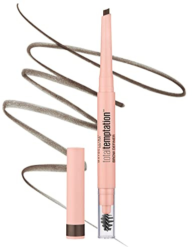 Maybelline Total Temptation Eyebrow Definer Pencil, Deep Brown, 1 Count