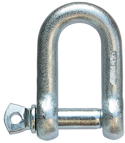 4 Schäkel Flachschäkel Rundschäkel Ankerschäkel D-Schäkel 10 mm verzinkt
