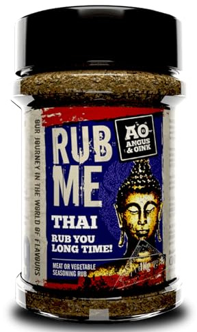 Angus & Oink | Rub You Long Time Thai Seasoning | Aromatische Mischung für Thai-Currys & epische Chicken Wings | 195g