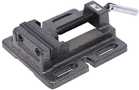 TOPWAY Drill Press Vice 125mm 5 Inch Professional Quality American Type Pillar Bench Drill Vice Clamp for Workshop Milling Machine Machinery Maintenance 403245