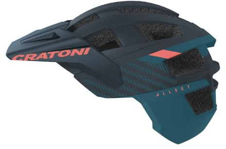 Winora Unisex – Erwachsene Cratoni Allset Pro Jr. Helme, Blau/Ocean Matt, 52-57cm