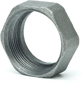 Temperguss-Gewindefitting schwarz Überwurfmutter, für 1 1/4 Zoll Einlegeteil, Typ 374, DVGW