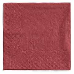 Sovie HORECA Tissue Cocktail-Serviette in BORDEAUX - 24x24cm, 3-lagig, 150 Stück - hochwertige Tissue-Qualität für Cocktails und Drinks - ideal für Gastronomie, Hotels und Veranstaltungen