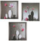 Lot De 3 Stickers Muraux, 3D Stickers Muraux Salon Plante En Pot Bonsaï, 3D Auto - Adhésif Autocollants Muraux, Pour Une Surface Murale Lisse Dans Le Salon, La Chambre à Coucher, La Cuisine, Etc.