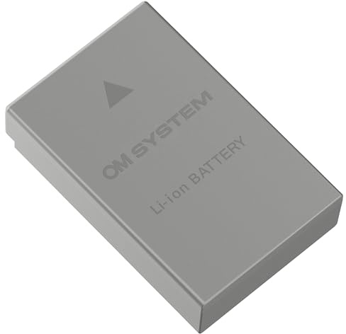 OM System BLS-50 Li-Ion Akku 1210 mAh – Ersatzakku für OM-D E-M10 | Kompatibel mit OM-D E-M10 Mark II/III/IV, E-M5 Mark III, OM-5, PEN – Überladungsschutz, robuste Bauweise