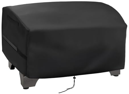 Guisong Tabletop Grill Cover for Cuisinart CPG-256 & CGG-306 Portable Electric Smoker, Chef's Style Tabletop Portable BBQ Cover for NXR 3 Burner Gas Grill, Waterproof Dustproof Cover for Grill Smoker