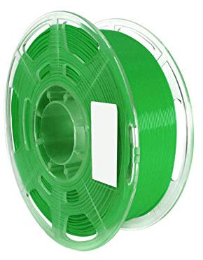 PETG-Filament, 1 kg, 1,75 mm, transparente Spule, mehrfarbig, 100 % blasenfrei, Toleranz +/-0,02 mm, DIY 3D-Druck Verbrauchsmaterial. (Farbe: Grün)