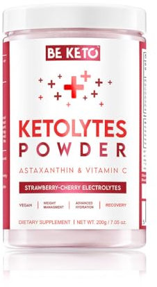 Electrolitos de Ketolytes en polvo - Cereza y fresa 200 g