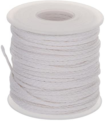 IWOWHERO Stoppini per Candele T Fai da Te -ply 61m Stoppini di Cotone Spago per La Fabbricazione di Candele