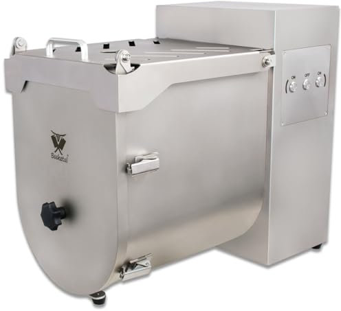 Beeketal 'Mixmaster-BP30' Marinator Vermenger elektrisch mit 60l Volumen, Deckel mit Auto-Stopp-Funktion und Sichtschlitzen, Mischrichtung rechts oder links
